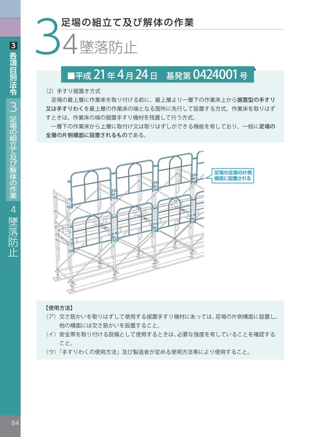 別冊 仮設機材災害防止法令集